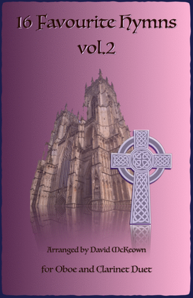 Book cover for 16 Favourite Hymns Vol.2 for Oboe and Clarinet Duet