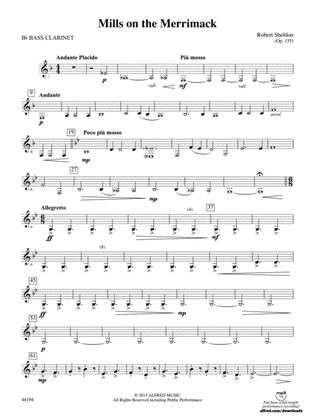Mills on the Merrimack: B-flat Bass Clarinet