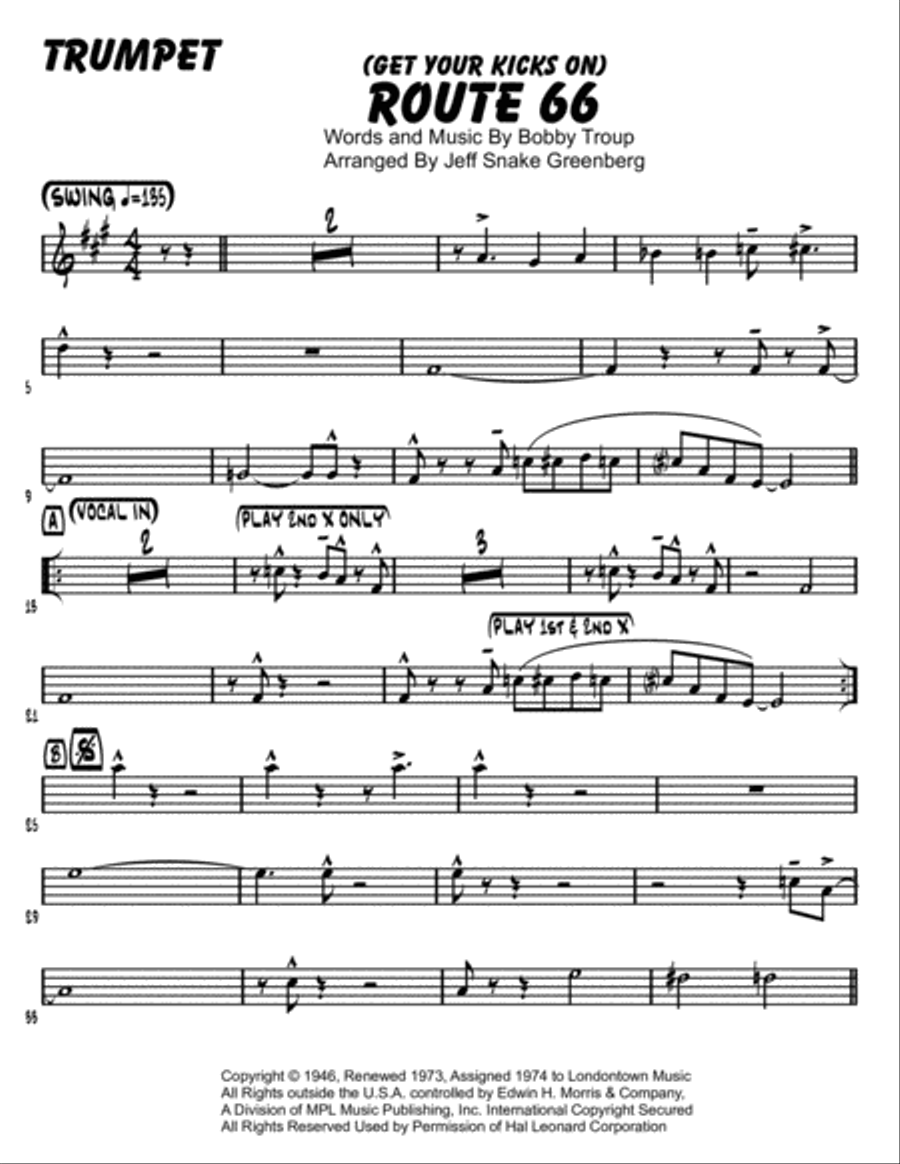 Route 66 Route 66 Jazz Ensemble scores gallery preview page 5