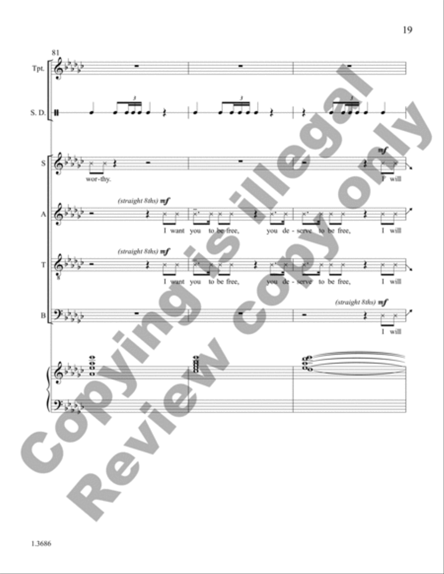Light Transforms the Darkness (Choral Score)
