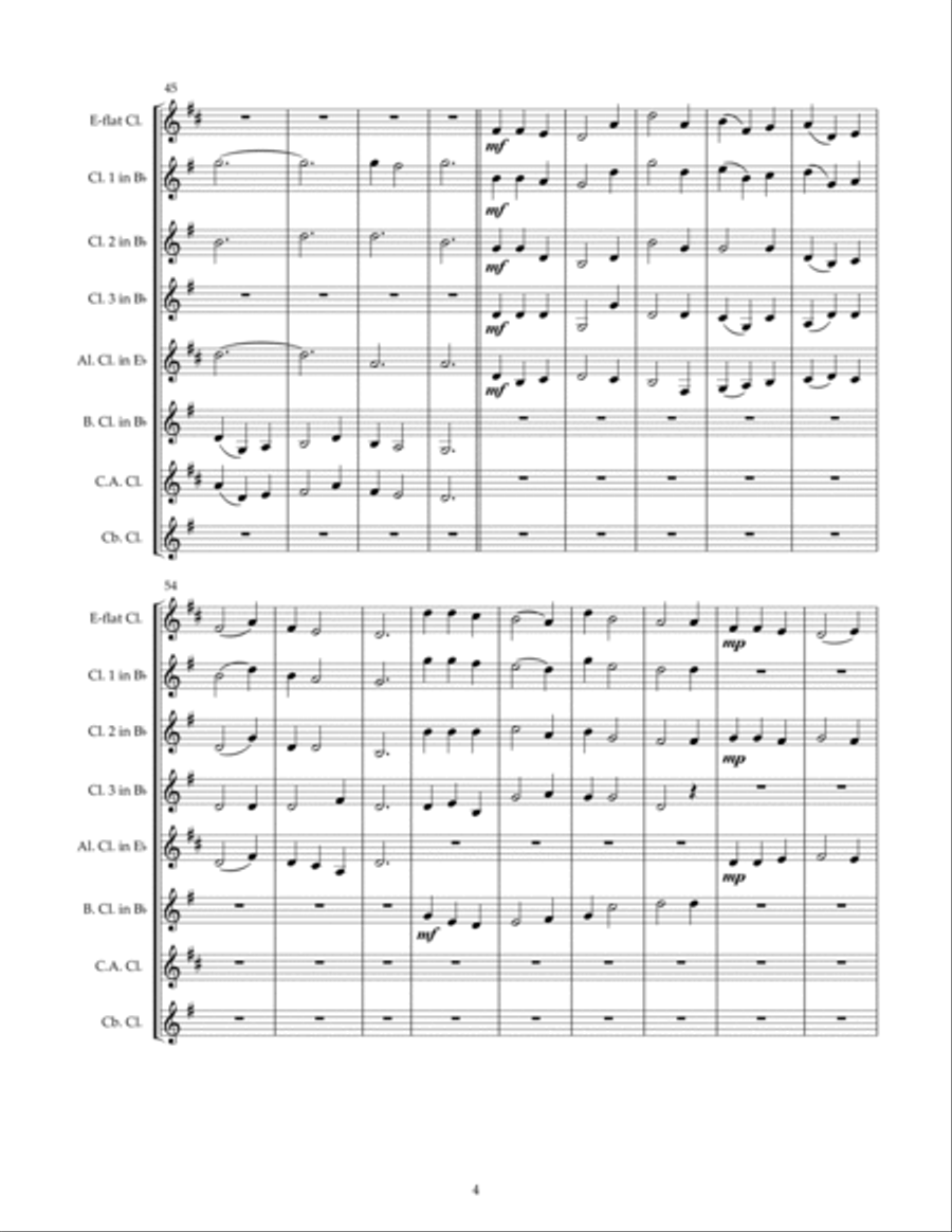Quelle est cette odeur agreable? Woodwind Ensemble scores gallery preview page 4