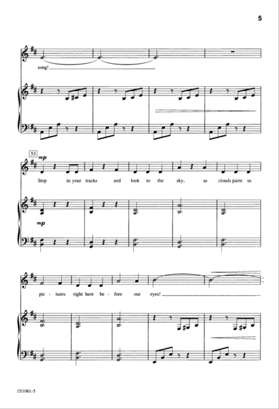 Come Walk With Me 2-Part scores gallery preview page 5