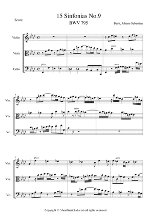 Sinfonias No.9 BWV 795