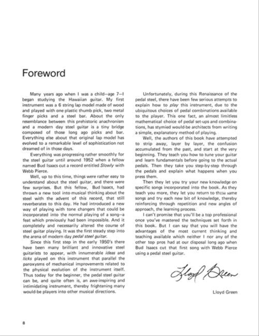 Pedal Steel Guitar Pedal Steel Guitar Steel Guitar scores gallery preview page 8