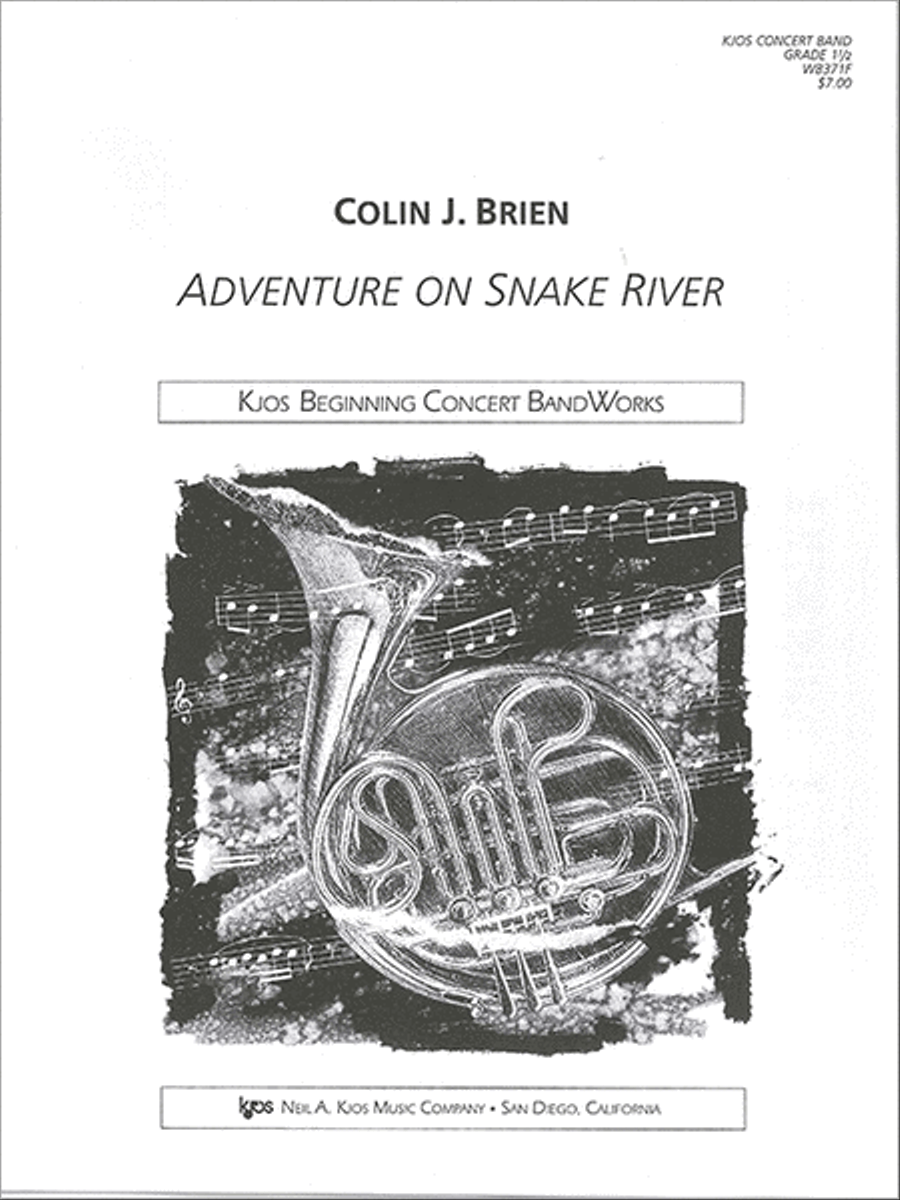 Adventure on Snake River - SCORE ONLY Concert Band scores gallery preview page 1