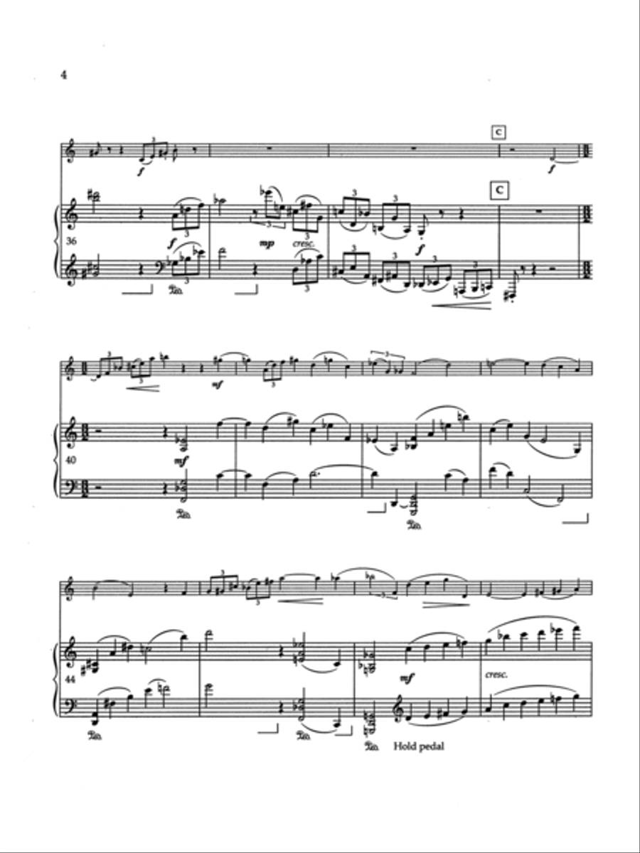 Sonata for Trumpet and Piano Trumpet Solo scores gallery preview page 6