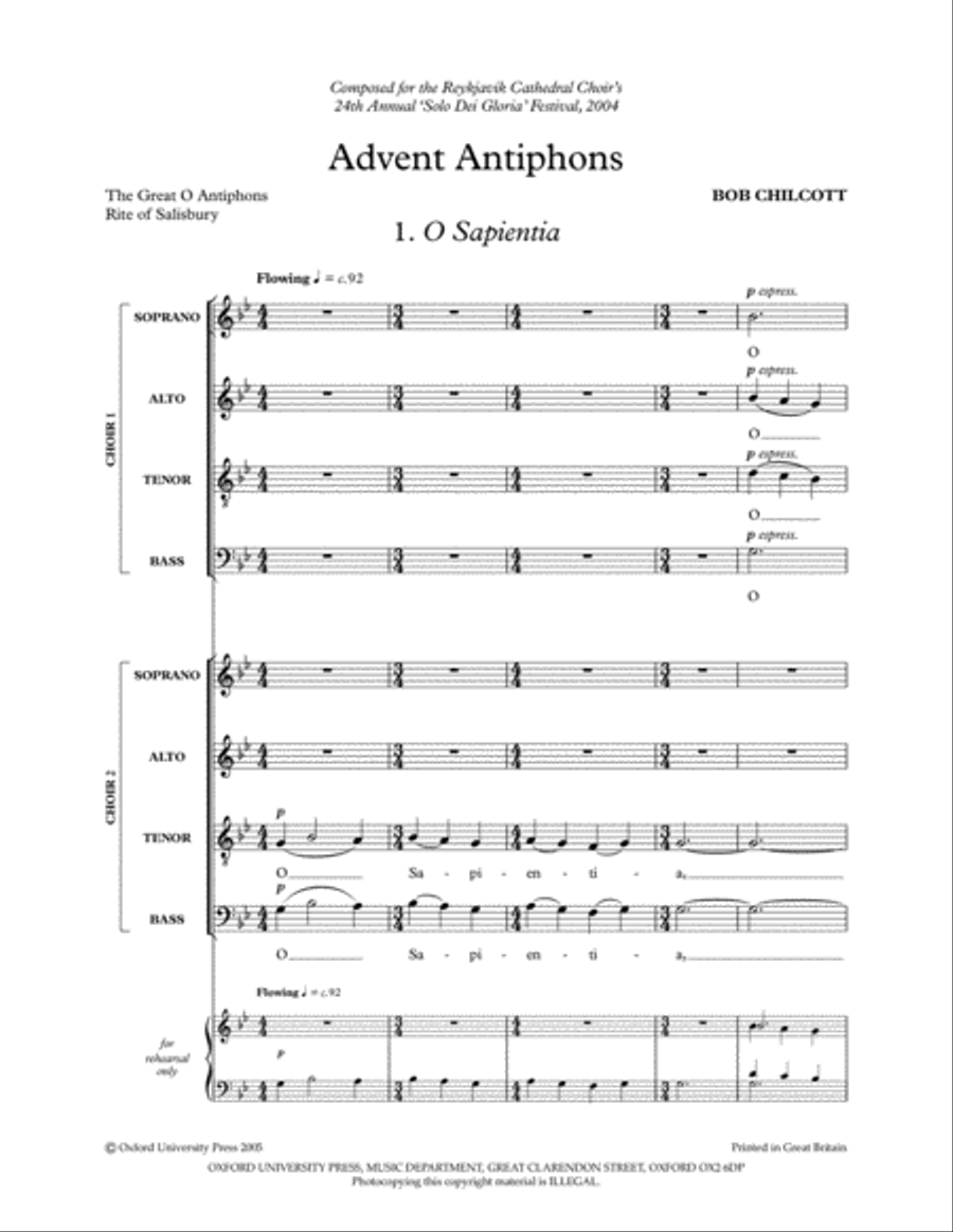 Advent Antiphons SSAATTBB scores gallery preview page 2