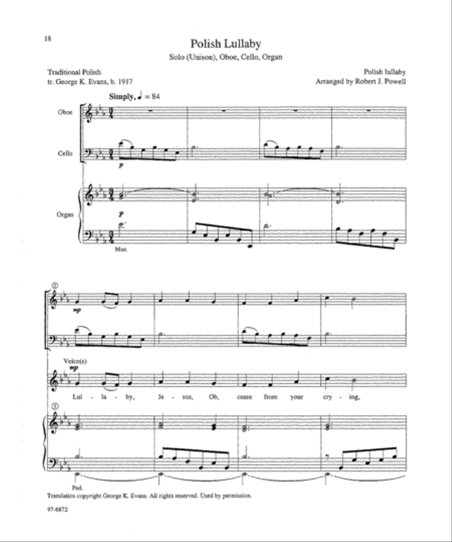 Cradle Carols, Set 2 Cradle Carols, Set 2 Voice scores gallery preview page 5