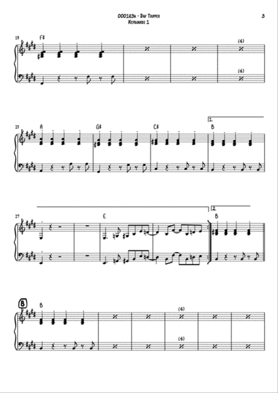 Day Tripper Small Ensemble scores gallery preview page 3