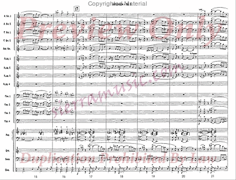 Afternoon Jazz Ensemble scores gallery preview page 4