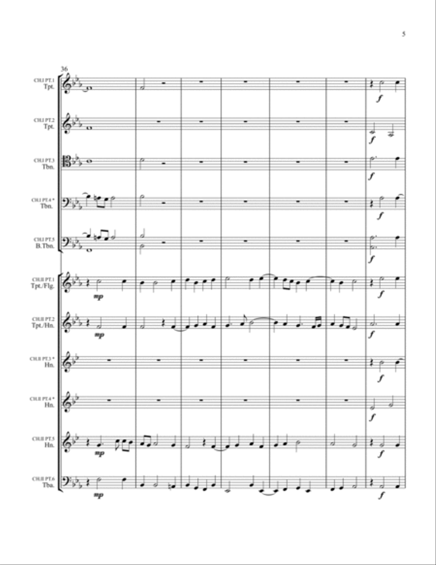 Spiritus Sanctus Spiritus Sanctus Brass Ensemble scores gallery preview page 6