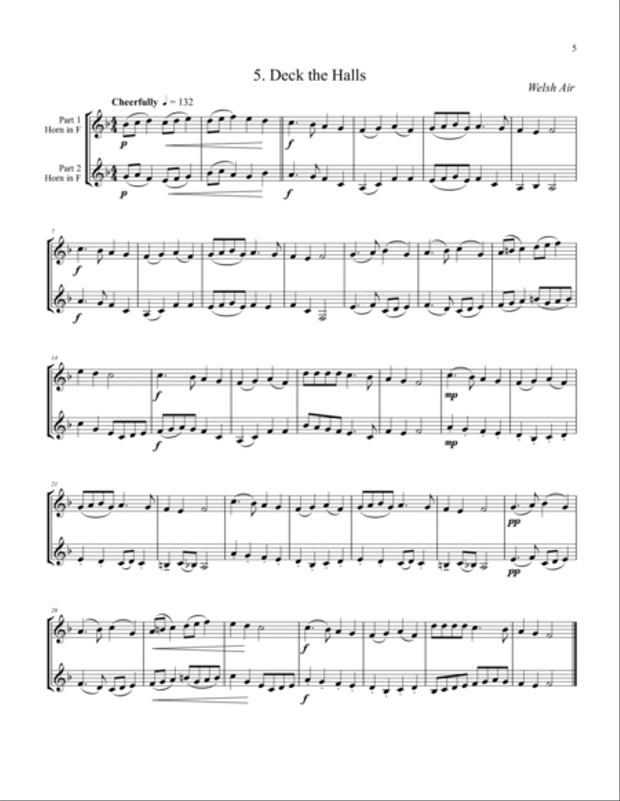 Christmas Duets Brass Duet scores gallery preview page 6