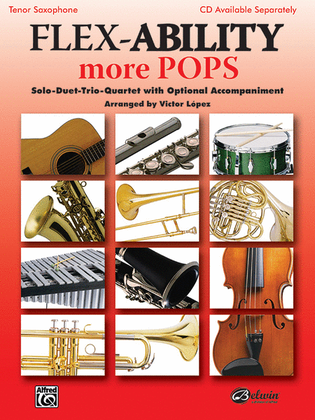 Book cover for Flex-Ability More Pops -- Solo-Duet-Trio-Quartet with Optional Accompaniment