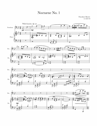 Nocturne No. 1 for Trombone and Piano
