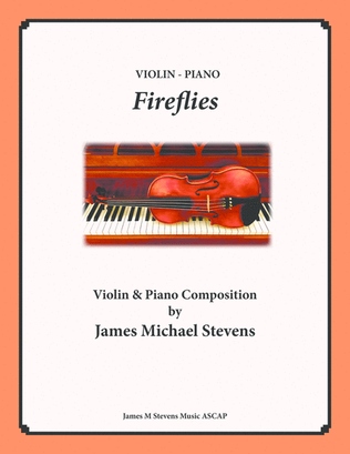 Book cover for Fireflies - Romantic Violin