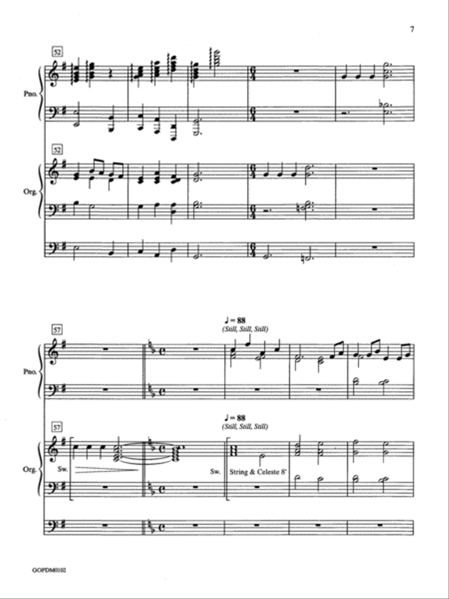 A Christmas Festival A Christmas Festival Organ scores gallery preview page 3