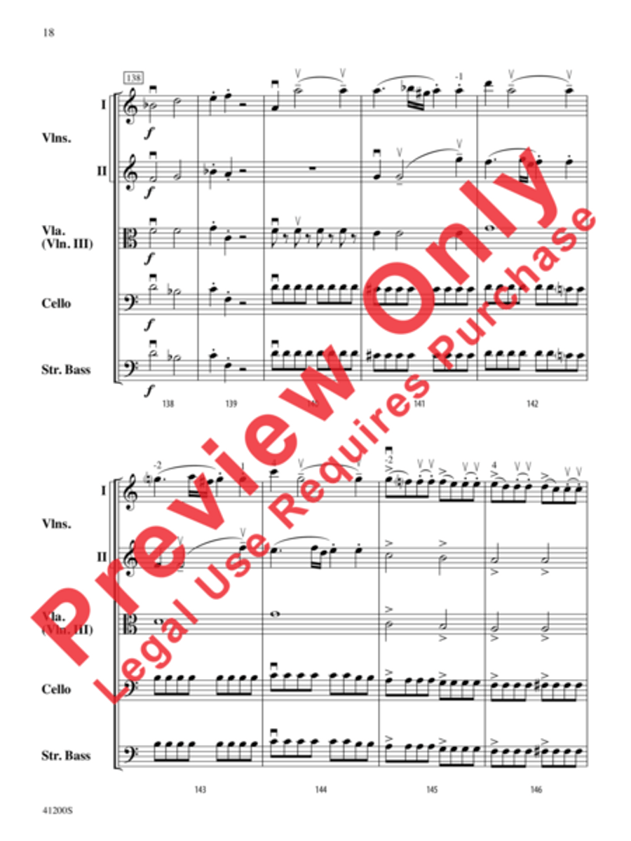 Allegro Molto String Orchestra scores gallery preview page 19