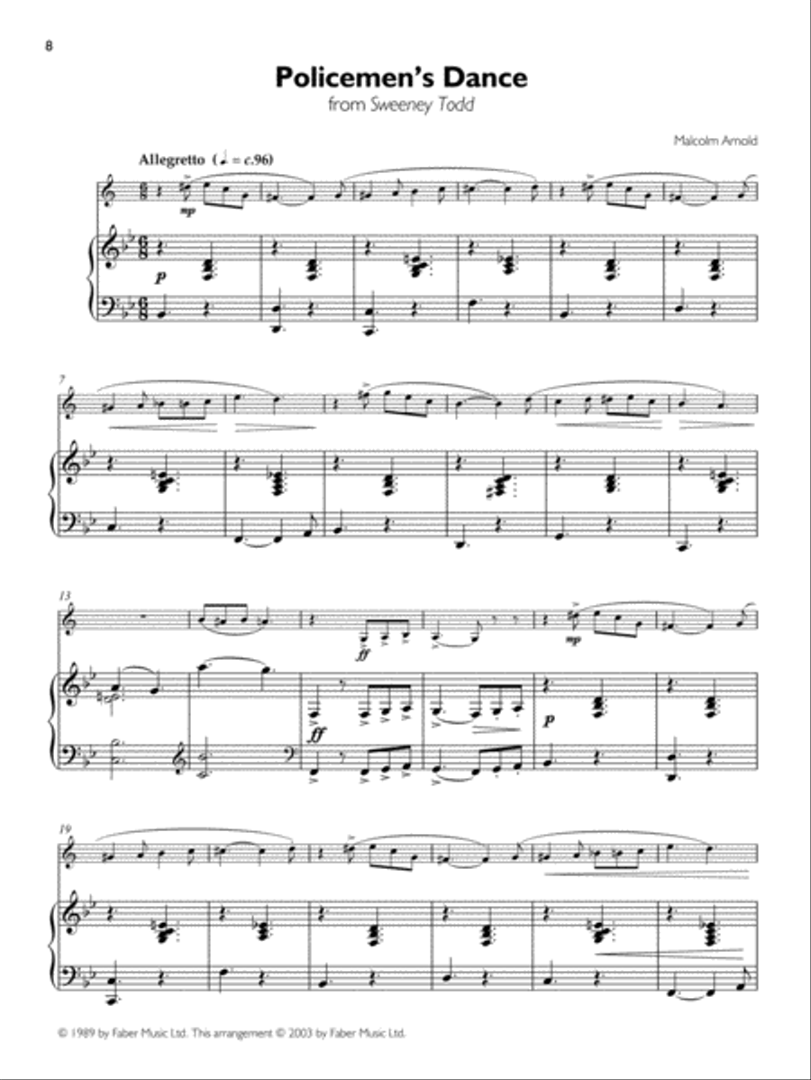 Concert Repertoire for Clarinet Clarinet Solo scores gallery preview page 3
