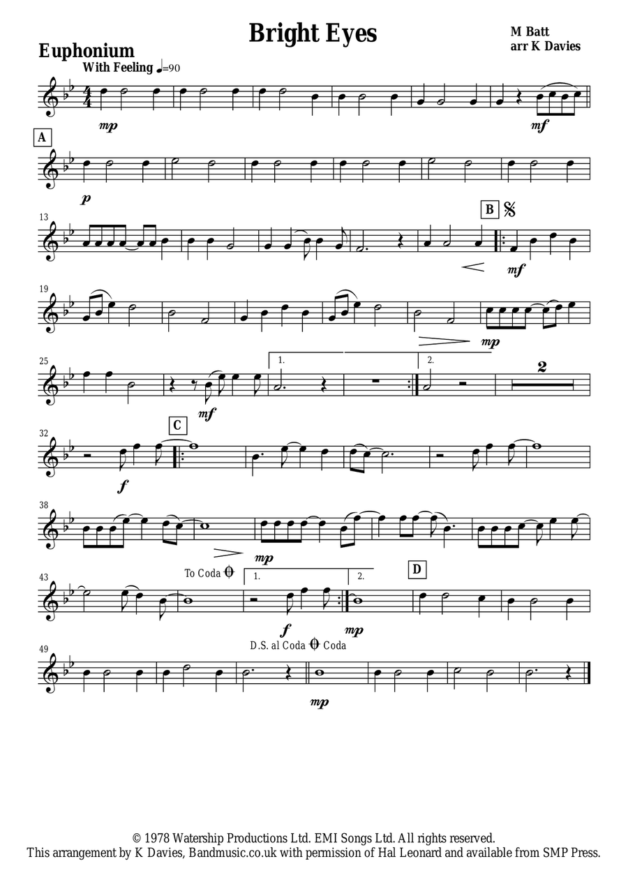 Bright Eyes Bright Eyes Small Ensemble scores gallery preview page 6
