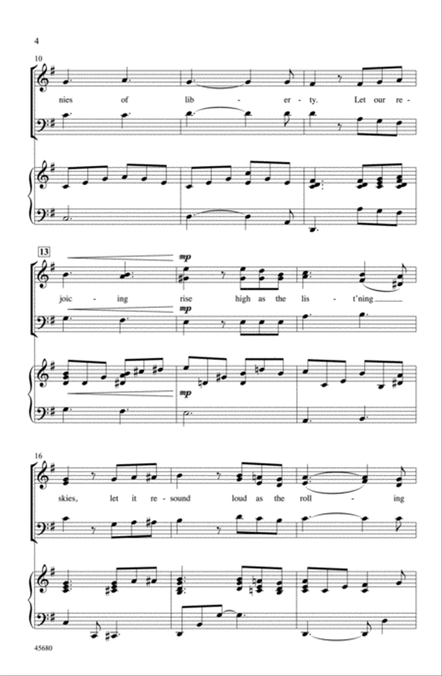 Lift Every Voice and Sing Choir scores gallery preview page 2