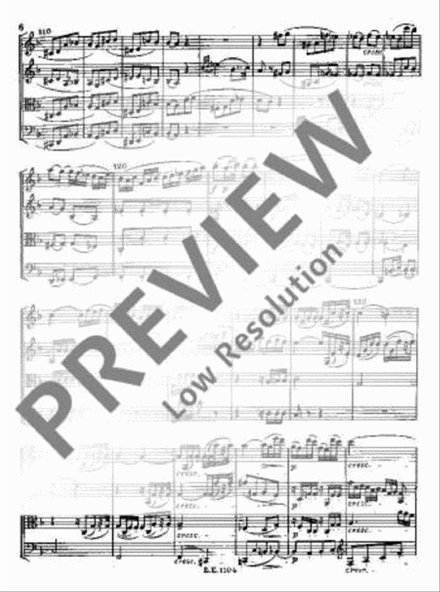 String Quartet F major String Quartet scores gallery preview page 13