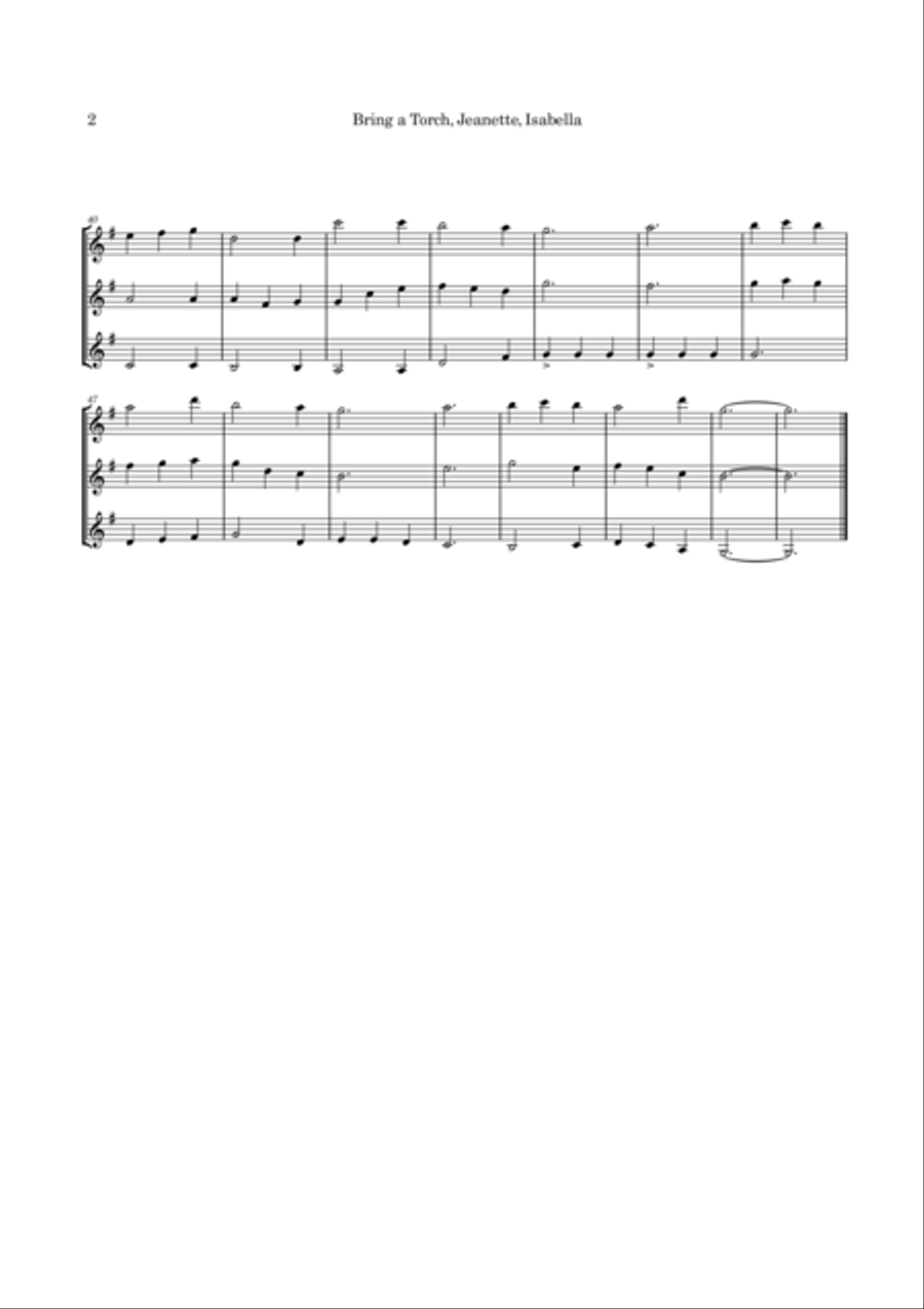 6 Christmas Crackers Volume 2 - 3 guitars/large ensemble Large Ensemble scores gallery preview page 5