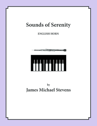 Book cover for Sounds of Serenity - English Horn & Piano
