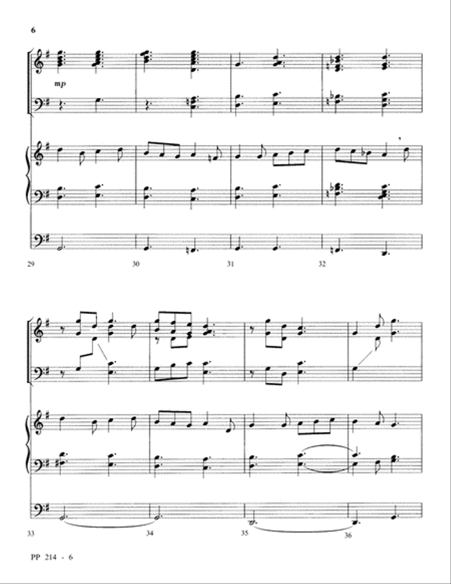 Sussex Carol For Bells And Organ 3-Octaves scores gallery preview page 6
