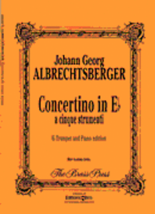 Book cover for Concertino in Mib a 5 strumenti