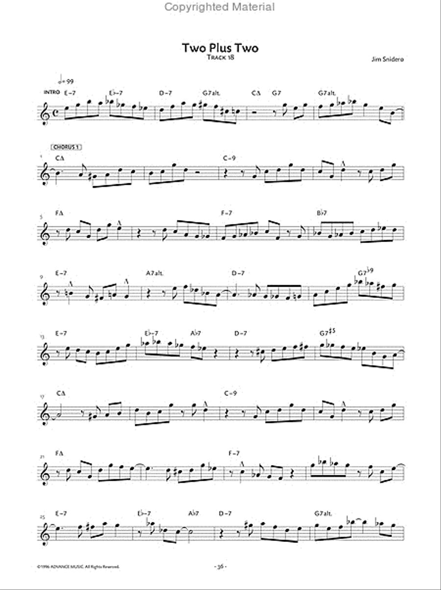 Jazz Conception Alto & Baritone Saxophone Baritone Saxophone scores gallery preview page 16
