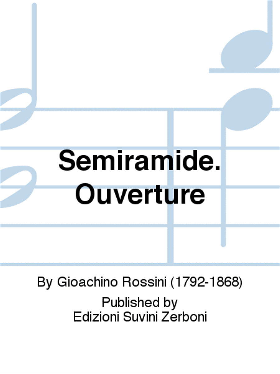 Semiramide. Ouverture Guitar scores gallery preview page 1