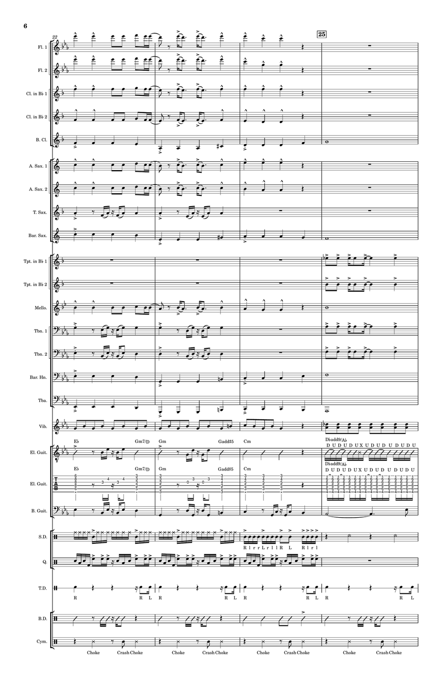 Umbrella Marching Band scores gallery preview page 6
