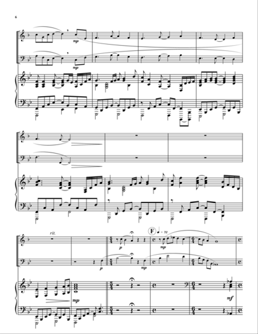 Azure Dawn Horn scores gallery preview page 6