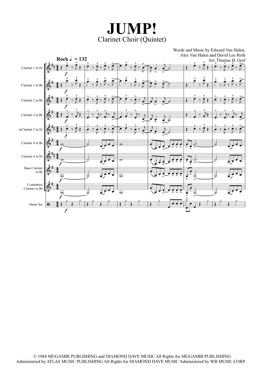 Jump Woodwind Ensemble scores gallery preview page 1