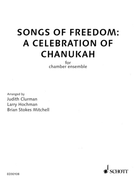 Songs of Freedom: a Celebration of Chanukah
