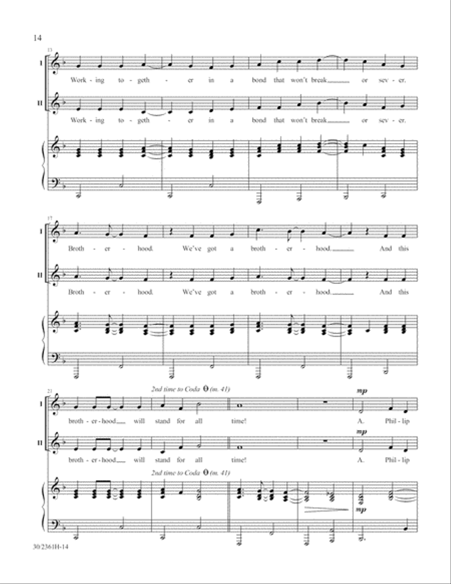 Ten Who Counted 2-Part scores gallery preview page 15