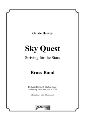 Book cover for Sky Quest for Brass Band