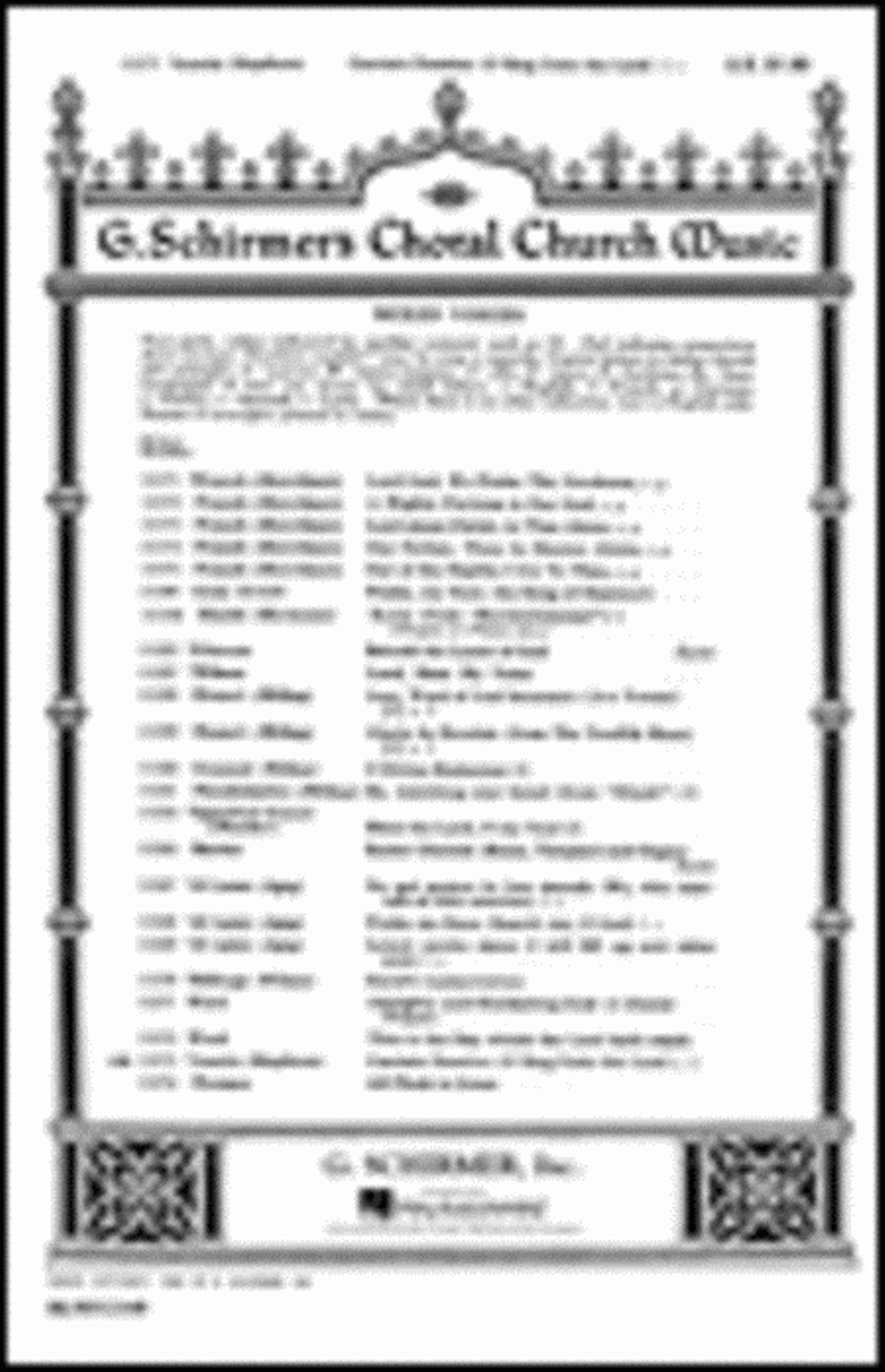 Cantate Domino (O Sing unto the Lord) 4-Part scores gallery preview page 1