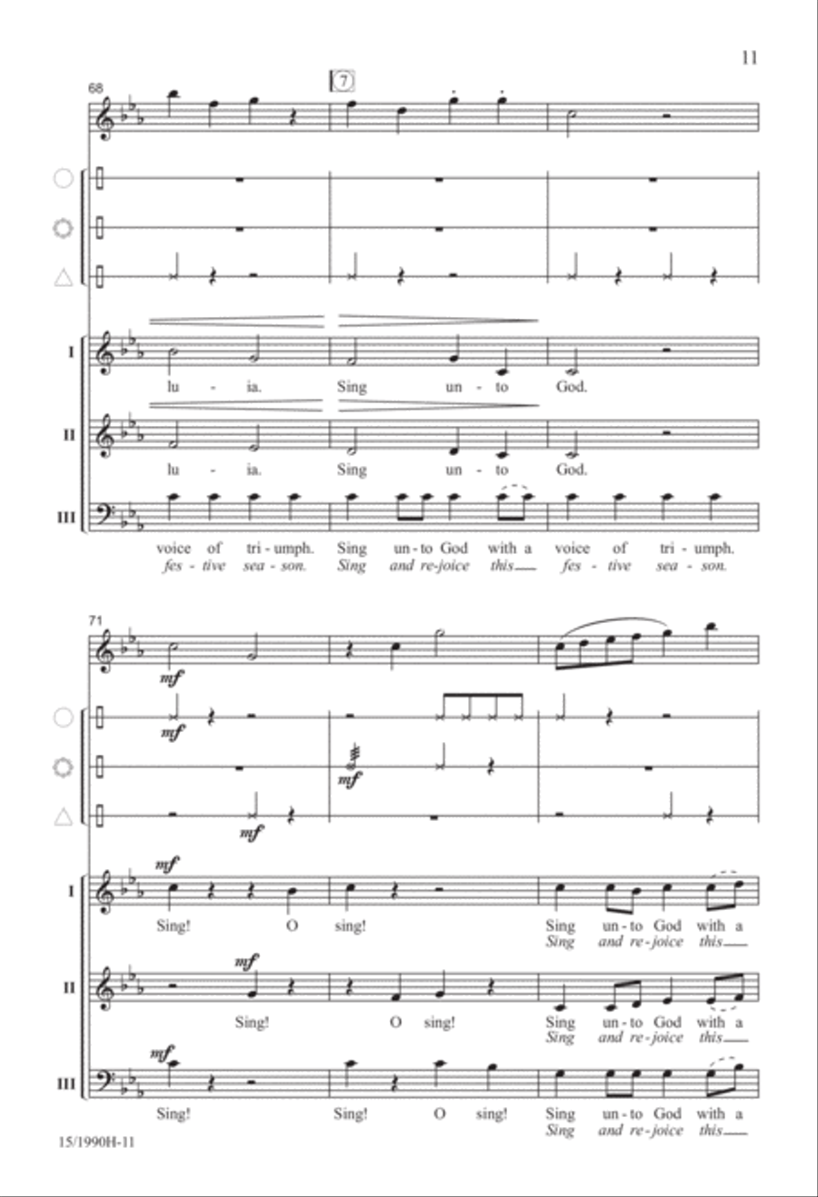 Sing! O Sing!