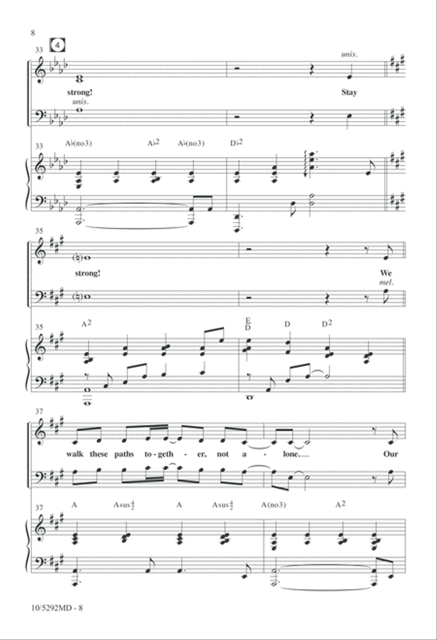 Stay Strong 4-Part scores gallery preview page 8