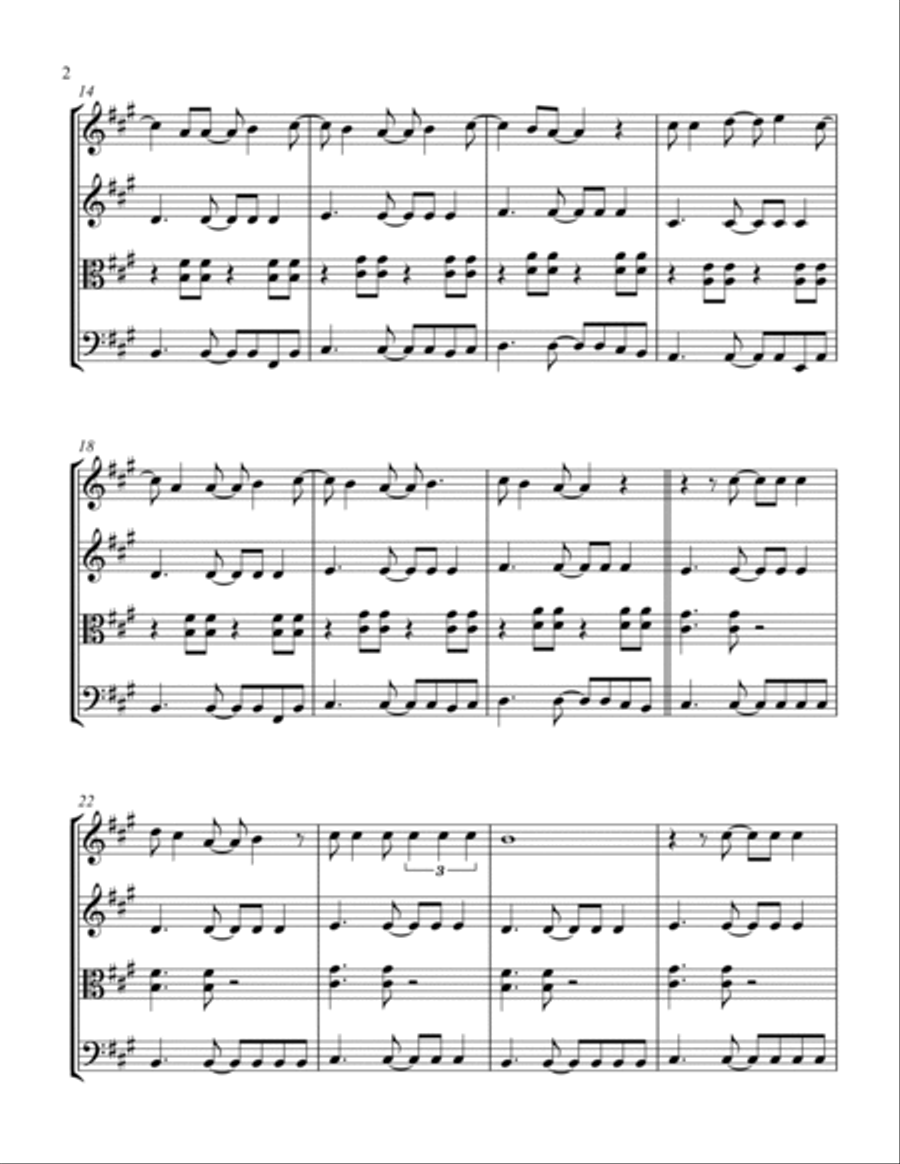 Boys Don't Cry Boys Don't Cry String Quartet scores gallery preview page 2