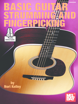 Book cover for Basic Guitar Strumming and Fingerpicking