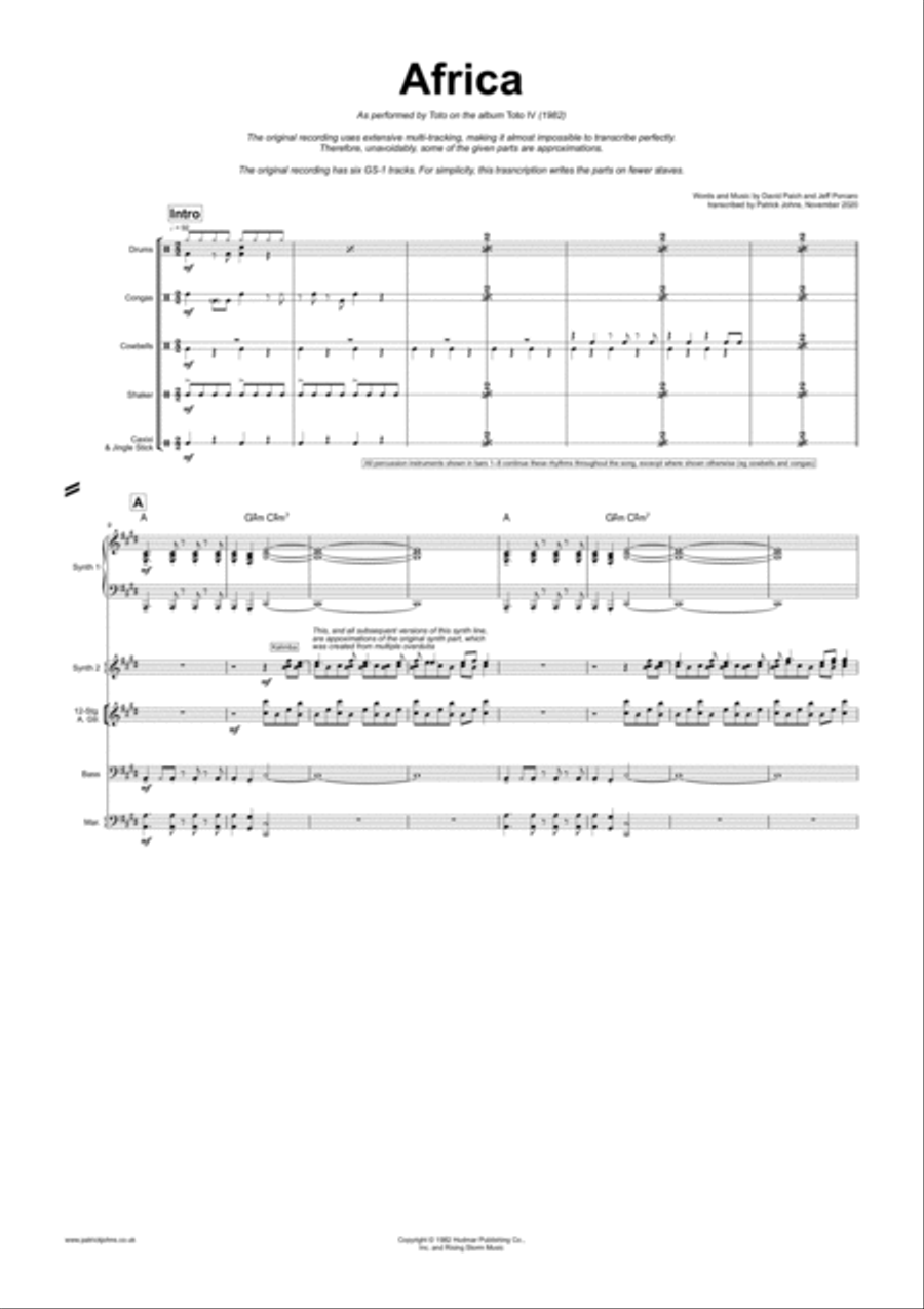 Africa Small Ensemble scores gallery preview page 2