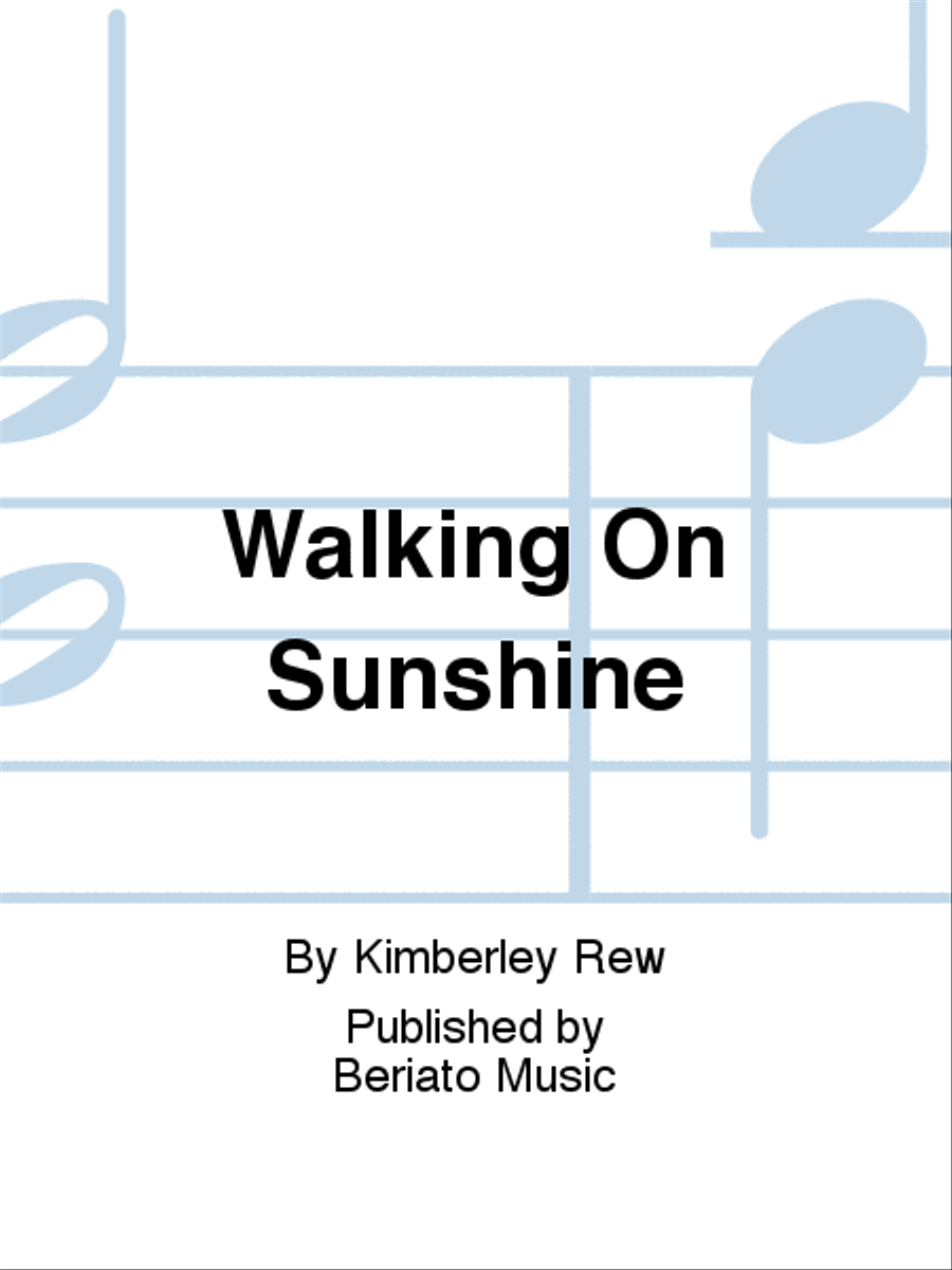Walking On Sunshine Voice Solo scores gallery preview page 1