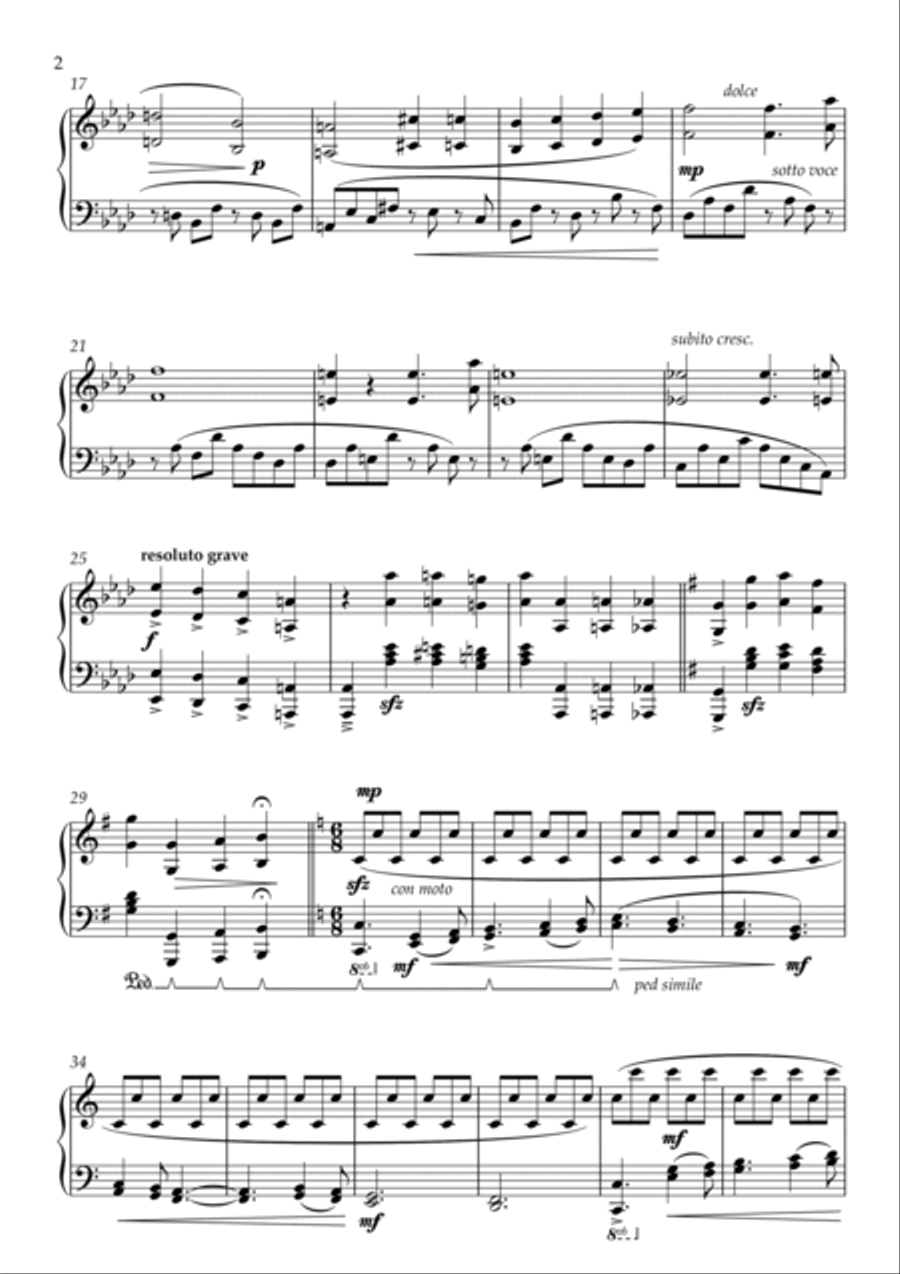 Mind of a Genius Piano Solo scores gallery preview page 2