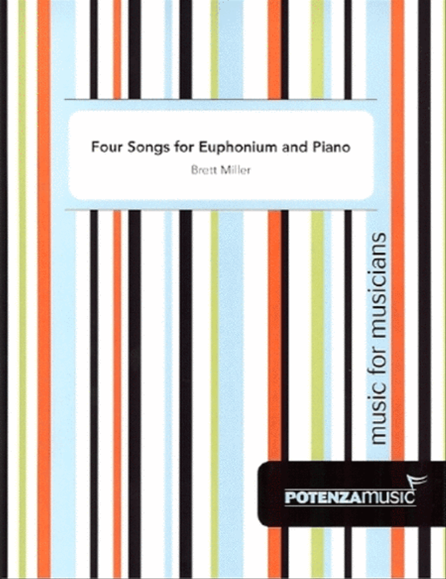 Four Songs Euphonium scores gallery preview page 1