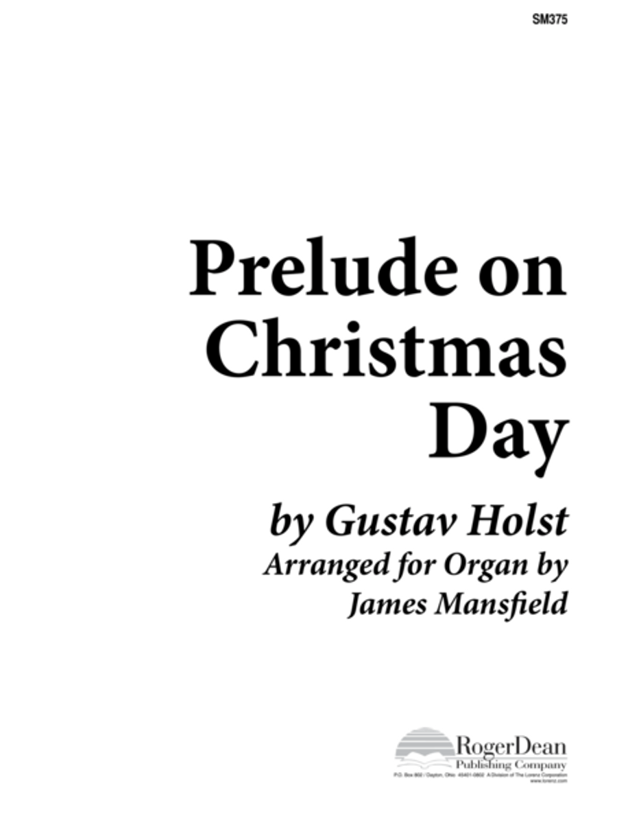 Prelude On Christmas Day Organ scores gallery preview page 1
