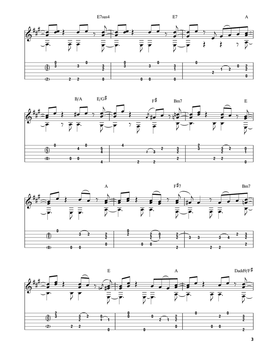 Signe Acoustic Guitar scores gallery preview page 3