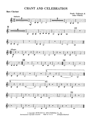 Chant and Celebration: B-flat Bass Clarinet