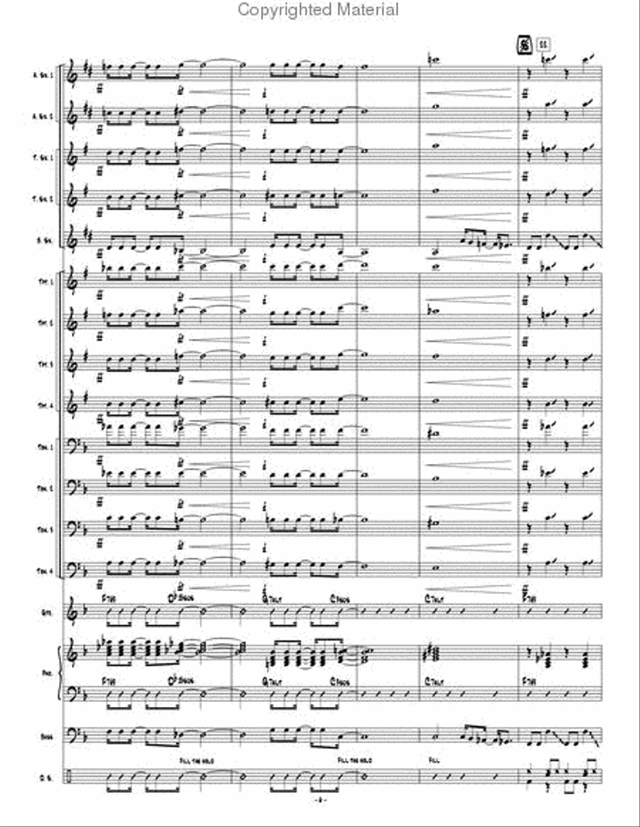 Psychopathic Cyber Freak Psychopathic Cyber Freak Jazz Ensemble scores gallery preview page 7
